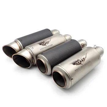 

Motorcycle Exhaust Muffler 51MM 61MM For DUCATI 1098 HONDA CBR 600F YAMAHA XT 660 YAMAHA BWS 125 HONDA CRF 250 YAMAHA MT07