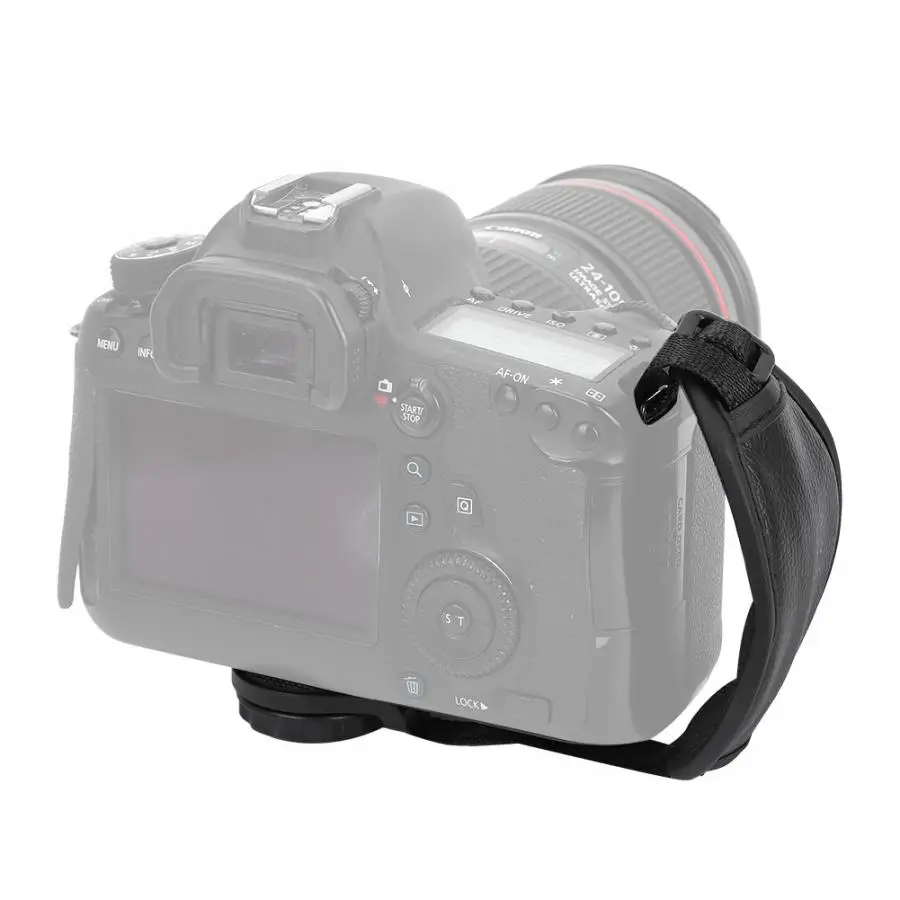 Ремешок на запястье из искусственной кожи с защитой от потери держатель для Canon для sony DSLR камеры ручной ремешок
