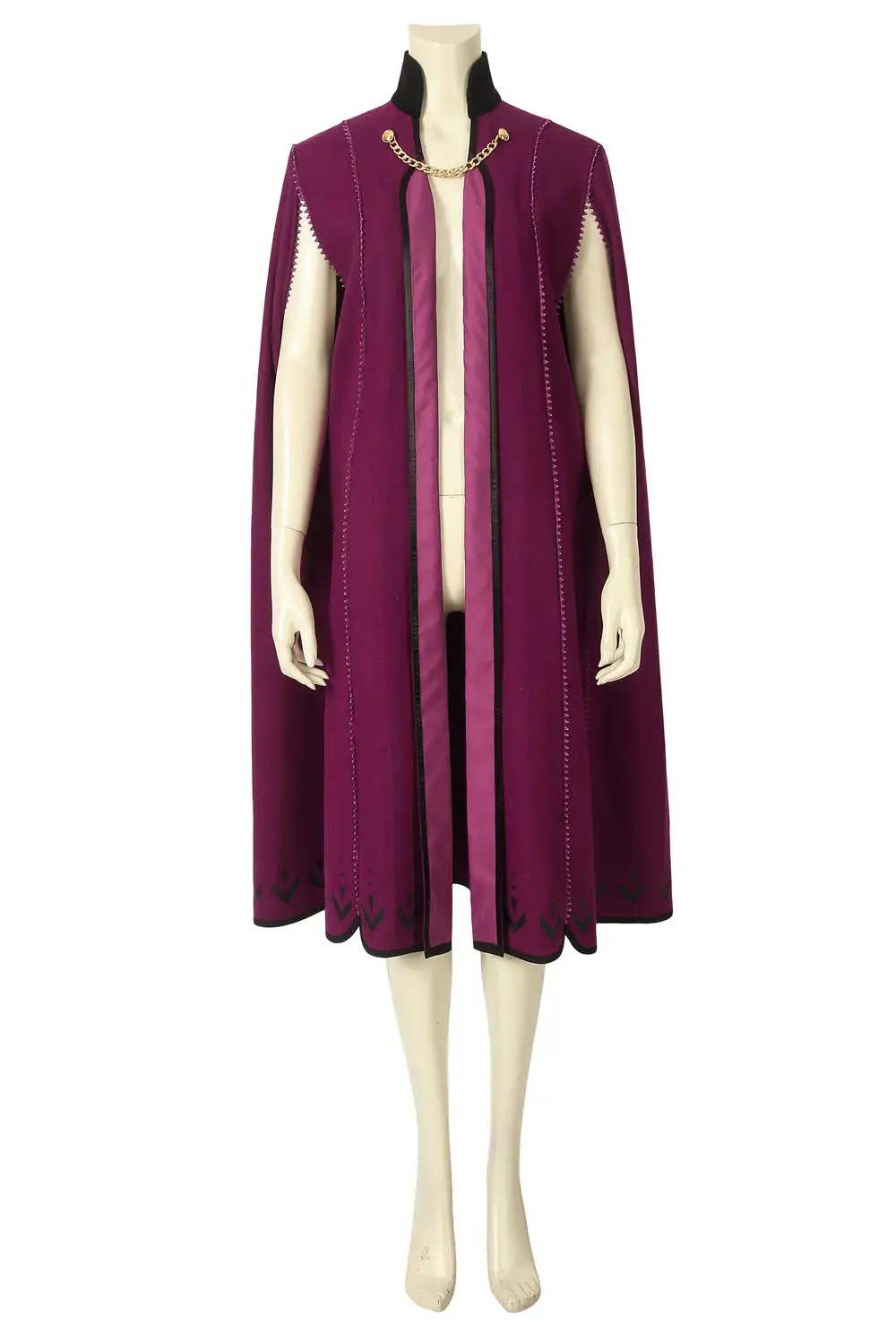 Cloak Костюм Анны для костюмированной вечеринки; костюм Снежной Королевы на Хэллоуин; платье Эльзы и Анны; COSPLAYONSEN - Цвет: Cloak