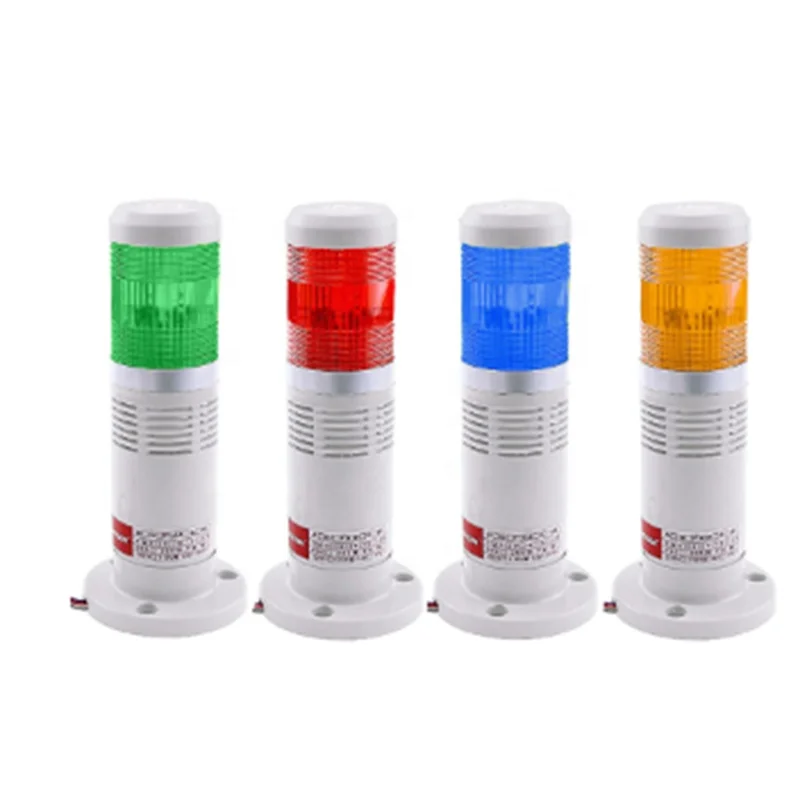 Flash Signal Warning light LED Tower Lamp Stack Light Alarm Apparatus With voice 12V 24V 110V 220V 180mm | Инструменты