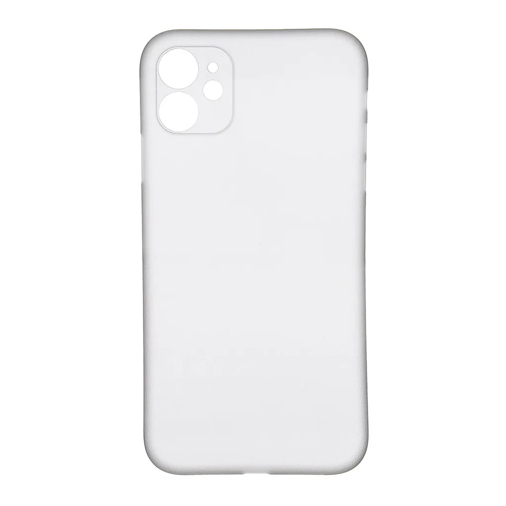 Прозрачный Ультратонкий чехол для iPhone 11 Pro Max Slim 0,3 мм Матовый Жесткий чехол-накладка мягкий чехол