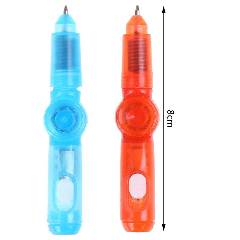 1 pcs LED Spinning Pen Ball Pen Fidget Spinner Hand Top Glow In Dark Light EDC Stress Relief Toys Kids Toy Gift School Supplies