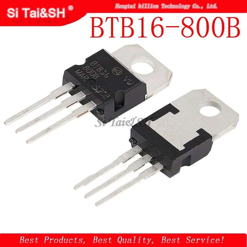 10 шт. BTB16 800B 800 BTB016 триакс 16 ампер вольт до 220 Новый оригинал|Интегральные схемы| |