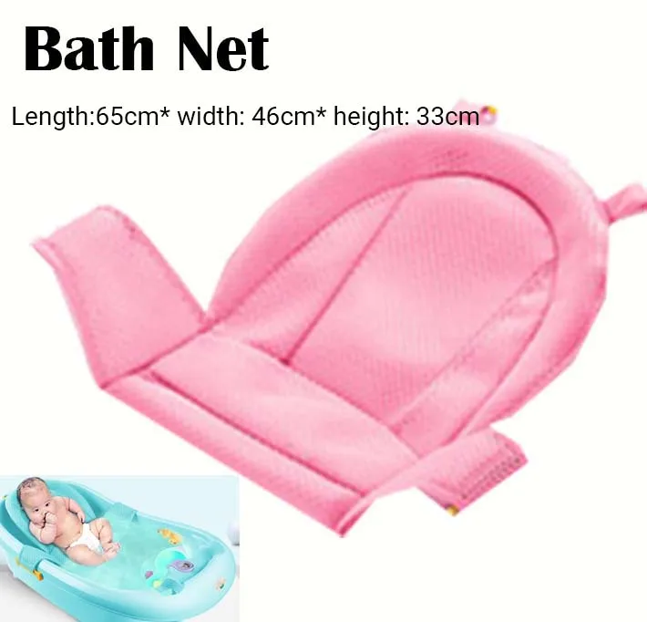 Мультяшная портативная Детская ванна для душа, коврик для ванной, нескользящий коврик для ванной, безопасная подушка для ванной, мягкая складная подушка - Цвет: pink