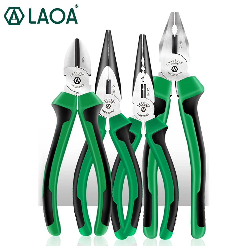 

LAOA Cr-Ni Wire cutter pliers Long nose nippers Diagonal Beading Cable Wire Side Cutter Cutting Nippers Pliers Jewelry Tool