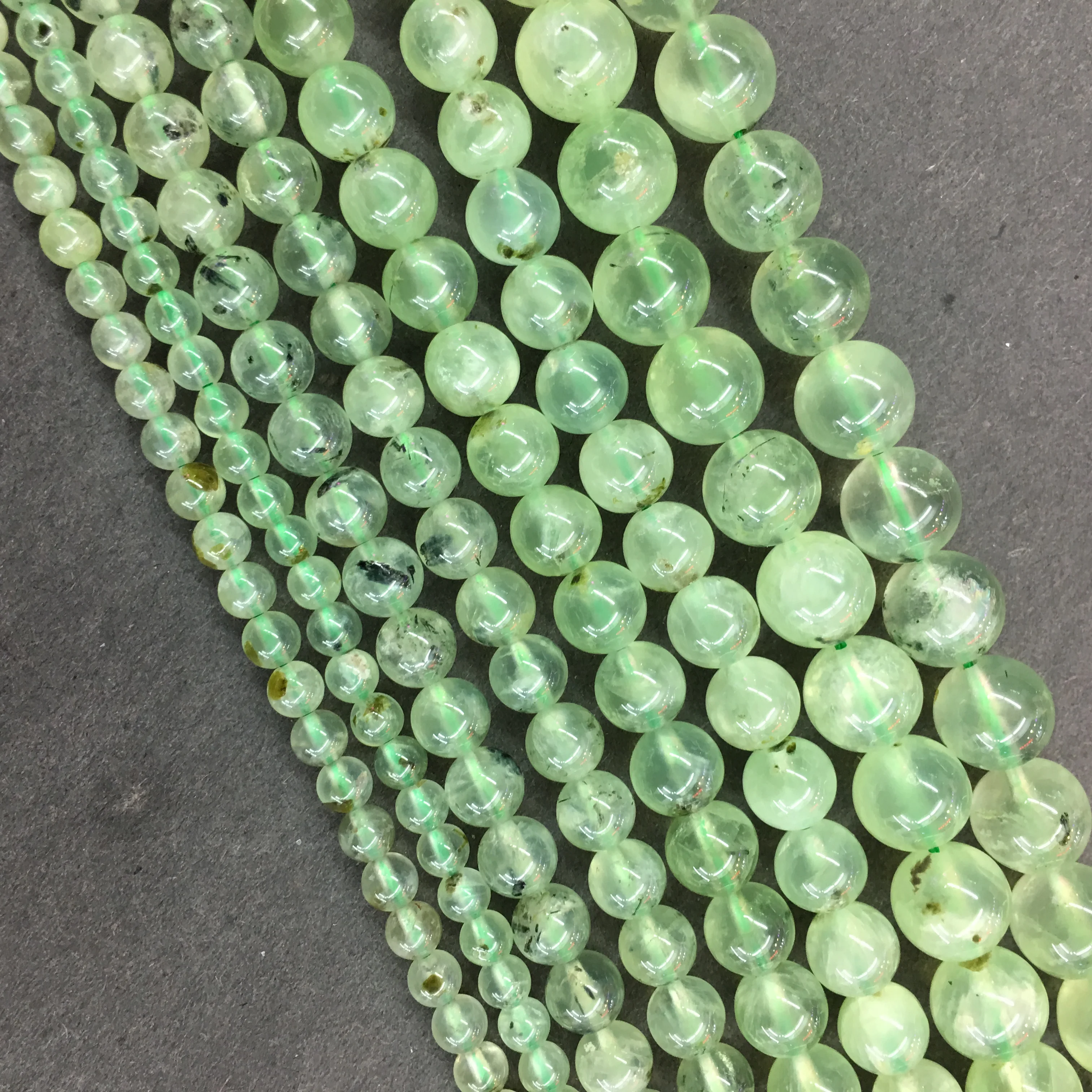 Круглые свободные бусины из натурального кварца Prehnite лечебный энергетический