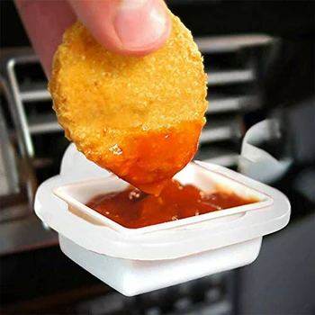 

2PCS Saucemoto Dip Clip Sauce Holder For Ketchup And Dipping Sauces Holder Box For Ketchup Dipping Sauces accessories for cars