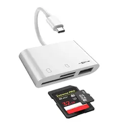 USB-C type C USB флеш-диск U накопитель SD SDHC MicroSD TF кардридер для IPAD Pro Macbook DELL samsung ASUS и т. Д. Компьютер ноутбук ПК