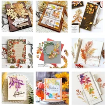 

Troqueles de corte de Metal de hojas de flores, plantilla de álbum de recortes para álbum de recortes de papel en relieve, artes