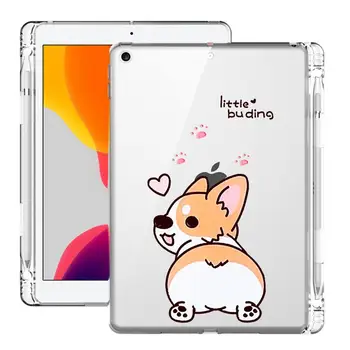 

Cute Corgi Dog For Apple ipad pro 11 12.9 Case 2020 ipad 7th 8th Generation Case Clear Soft For ipad Air 2 Air 3 Mini 1 2 3 4 5