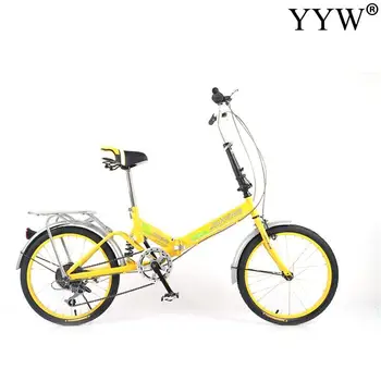 

20 Inch Mini Adult Launch Foldable Bike Children Ultra-Lightweight Portable 1/6 Speed Students Boys Girl Outdoor Folding Bicycle