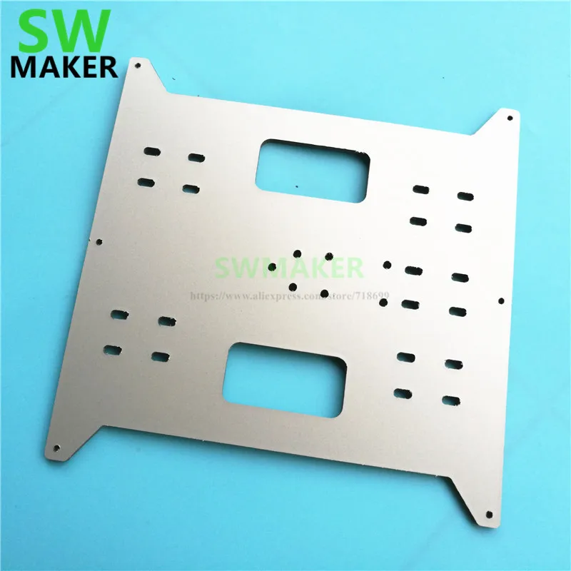 Y Carriage Upgrade aluminum composit Plate 4mm thickness for Maker Select, Wanhao Duplicatior i3, Anycubic i3 Mega 3D Printers|3D Printer Parts & Accessories| - AliExpress