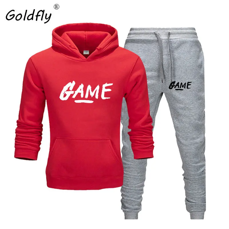 Толстовки traje de hombre ropa deportiva+ Pantalones salomons speedcross sudaderas ropa deportiva de Hombre ropa deportiva d - Цвет: red