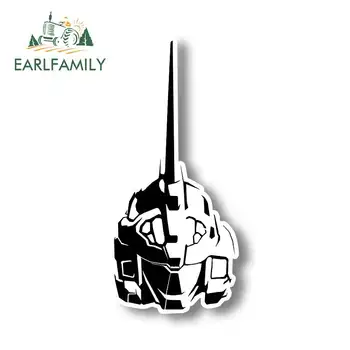 

EARLFAMILY 13cm x 9.8cm GUNDAM Car Sticker Helmet Motorcycle Accessories Sunscreen Oem JDM Polyethylene Glue Stickers Body