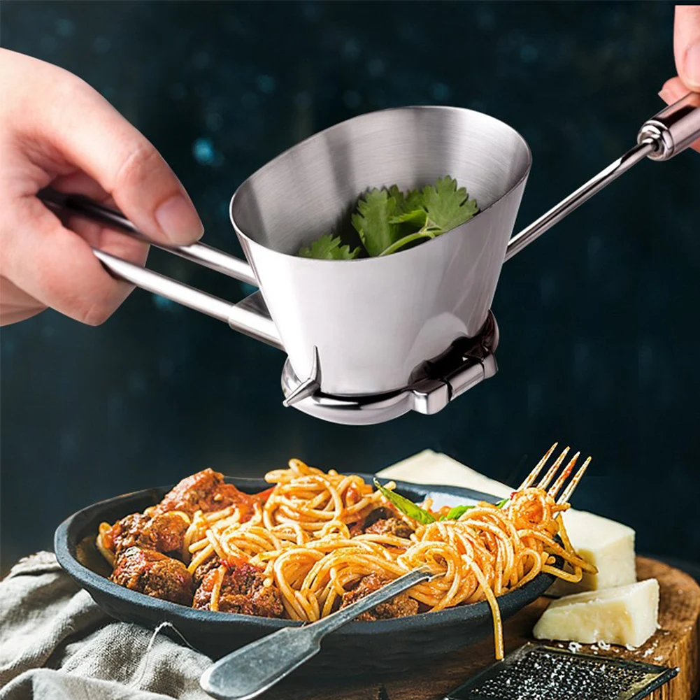 Kitchen Supplies Spice Tools Parsley Shredder Stainless Steel Hand-held Design Grinding Tools Rotary Blades Vegetable Manual
