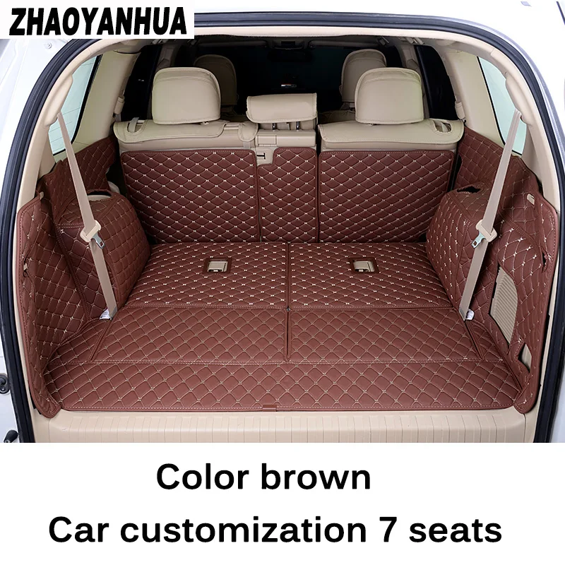 

ZHAOYANHU Customized car Trunk mats for Toyota Tundra styling carpet floor mats