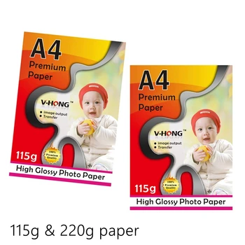 

A4 Photographic Colorful Graphics Album covers paper Quick photography Label Note Album logo Advertisement glossy photo paper