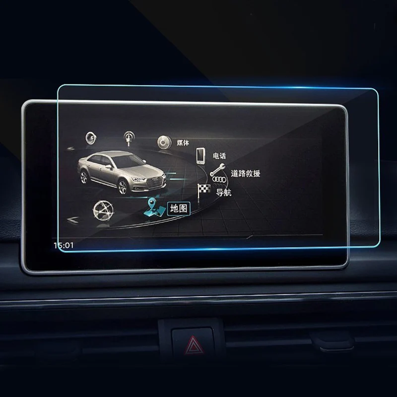 6.5/7 Inch Auto Screen Protective Film for Audi A1 A4L A6L A5 Q3 Q5 Q7 S5 SQ5 R8 Central Control Display Navigation LCD Protect |
