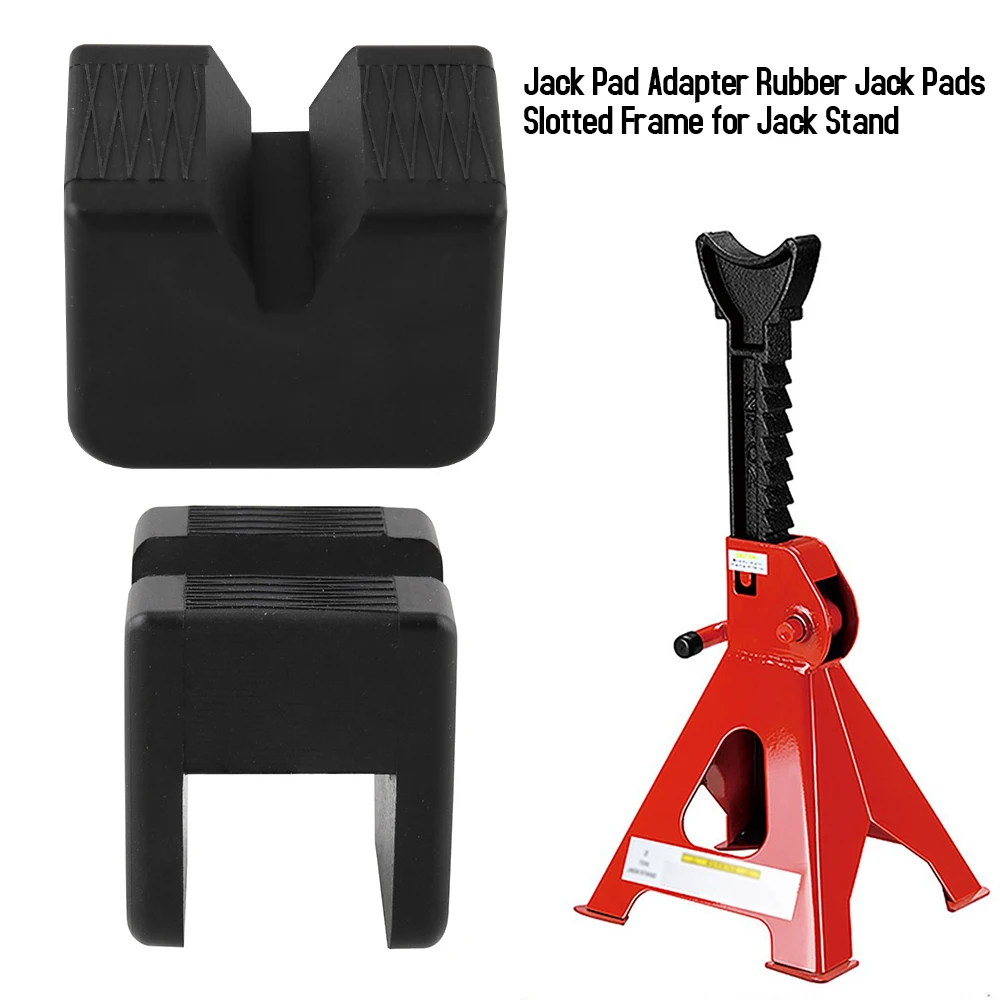 

Rubber Jack Pad Adapter Jack Pads Slotted Frame for Jack Stand