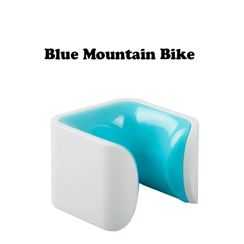 Настенный держатель для велосипеда портативный MTB дорожный велосипед настенная парковочная Пряжка Красивая парковочная рама 700Cx23C-28C Аксессуары для велосипеда Крюк стойка - Цвет: Blue mountain