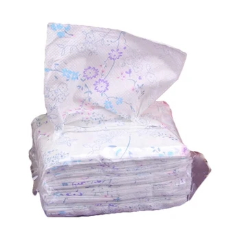 

180 Pumping Paper Elegant Flower And Rattan Printing Napkin Color Facial Tissue Paper Car Table Paper Towel Wooden Paddle Paper