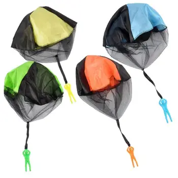 

1PC Kids Hand Throwing Parachute Toy Children Educational Parachute With Figure Soldier Outdoor Fun Sport Play Game Toy Random