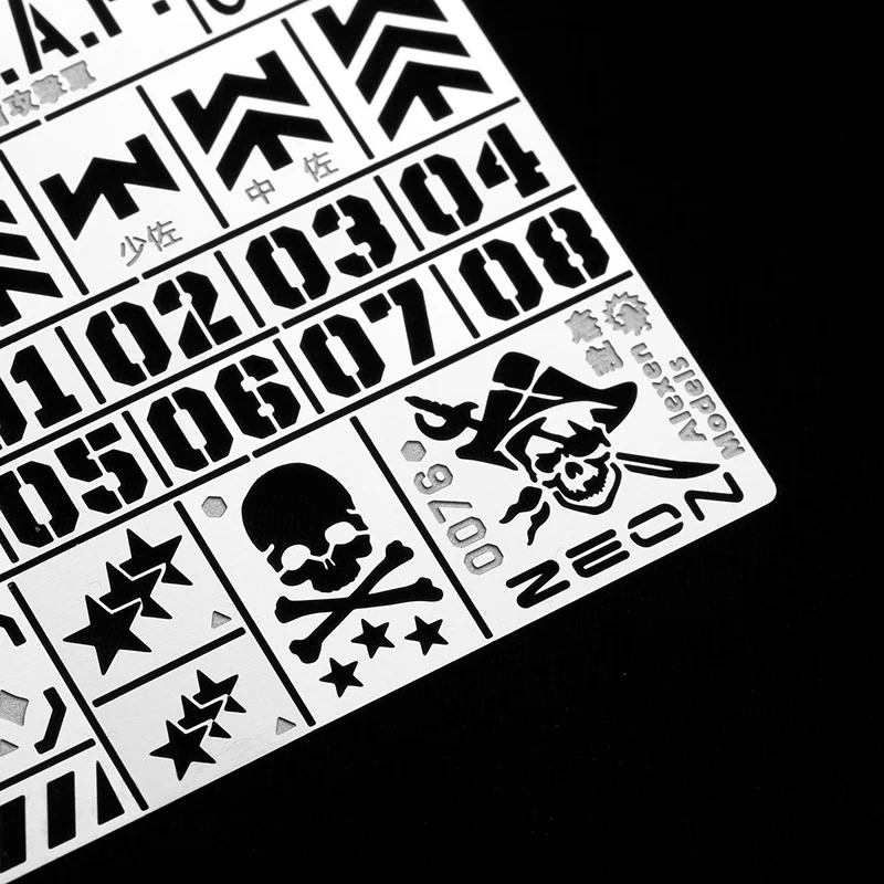Special Water Sticker Record Grade Symbol Leak Spray Plate 1/100 1/144 AJ0076