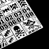 1/100 1/144  Special Water Sticker Logo Record Grade Symbol Leak Spray Plate AJ0076 4