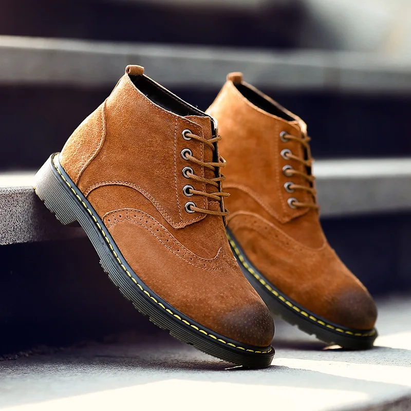 

39-47 winter boots Comfortable Non-Slip 2019 warm winter men shoes #NX9930