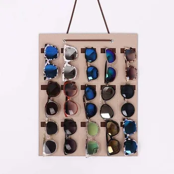 

Storage Dispenser Hanging Type 1Pcs Felt Wall Hanging Save Space Pure Color Sunglasses Storage Home Organiser 15.74*19.68 Inch