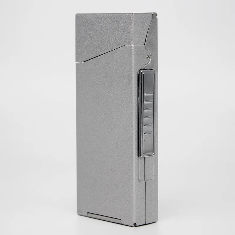USB Зажигалка узкая мода трубы личности женщины Тонкий T тонкий металлический корпус сигарета коробка Зажигалка алюминиевая тонкая Коробка для хранения дыма