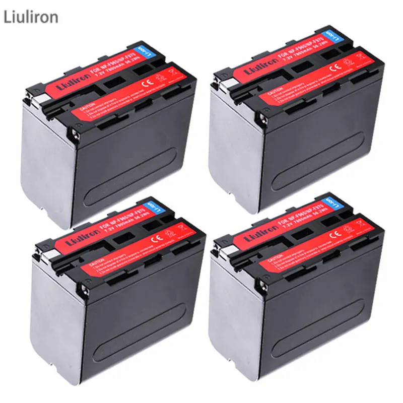 4x батарея NP-F970 NP F970 NP-F960 NP F960 F970 батарея+ ЖК-дисплей более быстрый двойной USB зарядное устройство для SONY F960 F550 F970 F570 CCD-RV100 - Цвет: 4xbattery