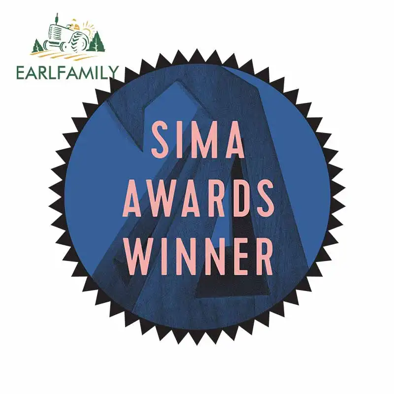EARLFAMILY 13 см x награды Siima победитель Автомобильные наклейки Авто