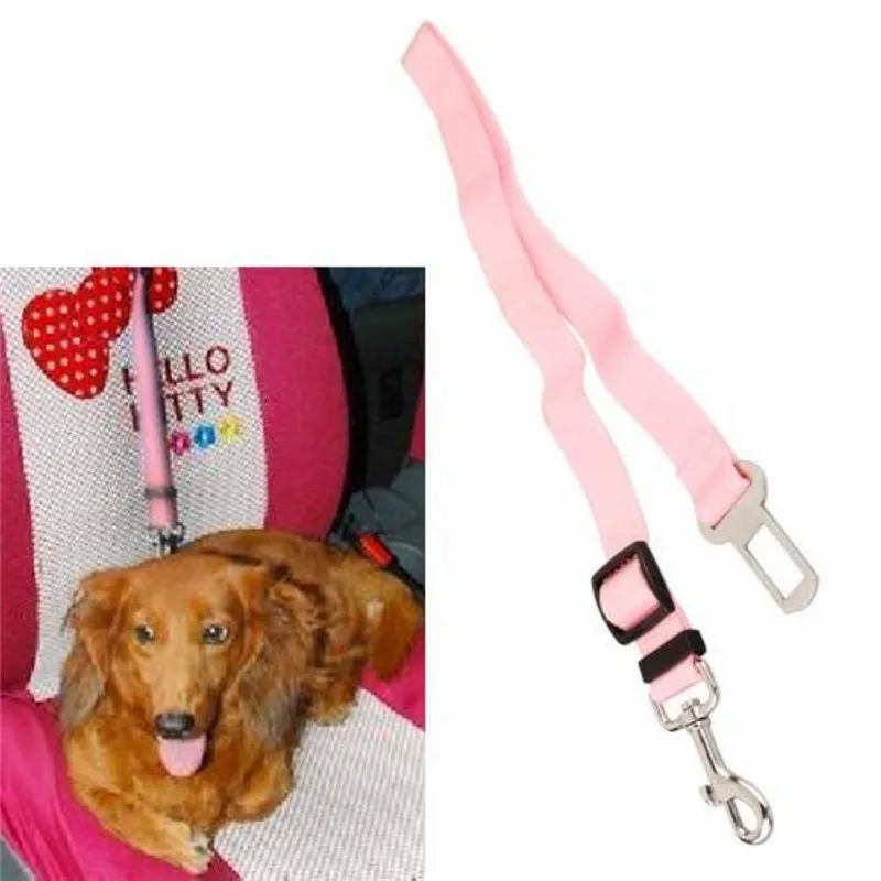 Dog Seat Belt Strap Adjustable Seatbelt Leash for Dog Puppy Cats  (3)