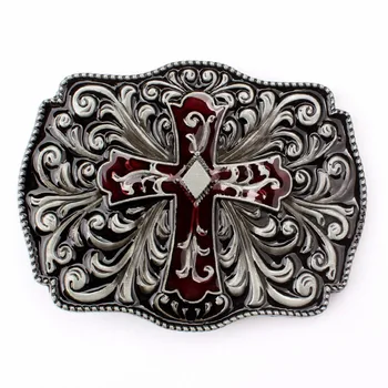

Cross pattern belt Buckle Homemade handmade waistband Components