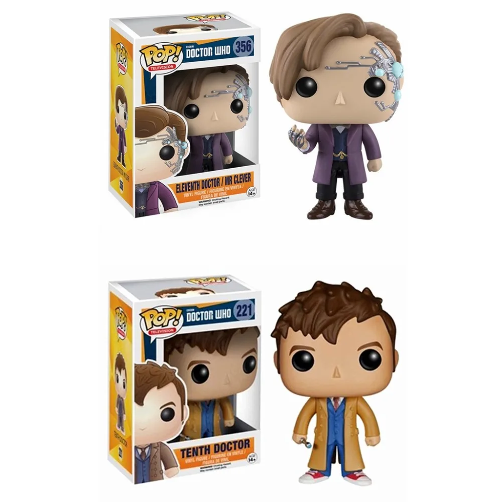 Фигурки из винила FUNKO POP Doctor Who elev11 / Mr Clever &amp Tenth 221 # коллекционные фигурки модели