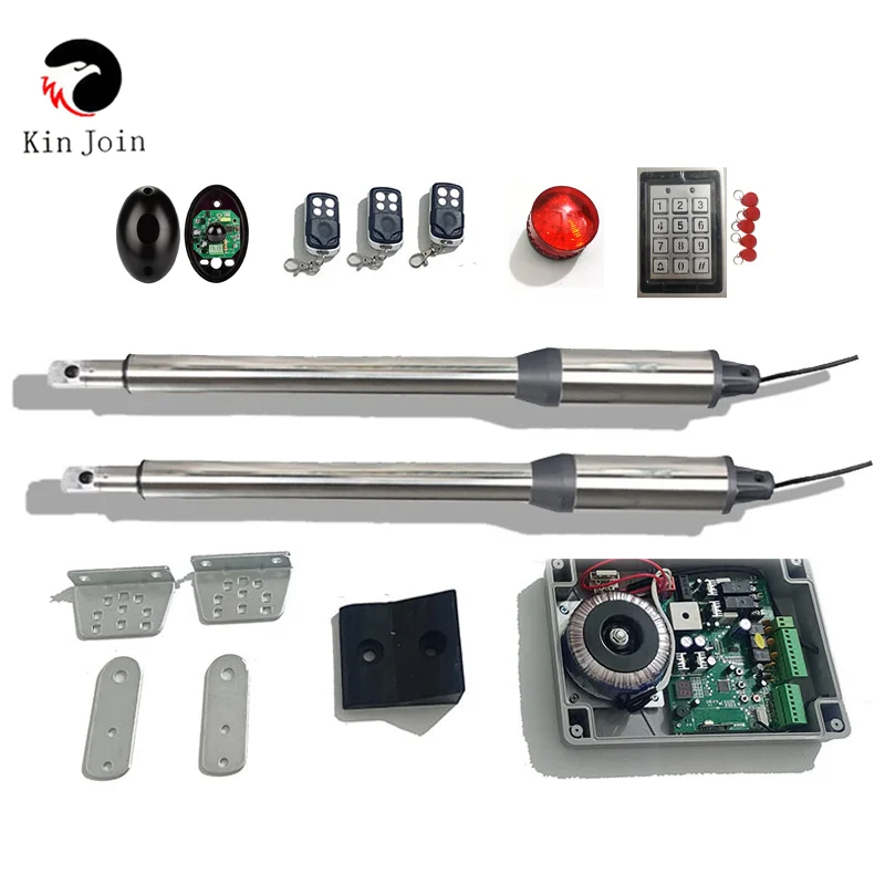 Kinjoin dc24v ac220v atuador linear worm gear automático swing portão ...