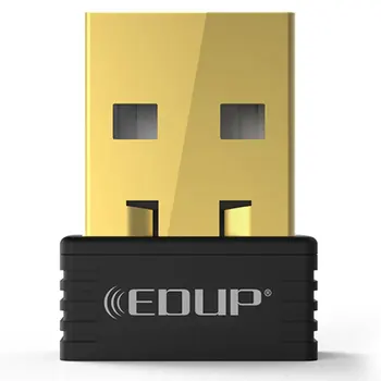 

EDUP 150Mbps Mini USB Wifi Dongle Receiver Wireless 802.11 n/g/b Ethernet Adapter Network Card for Windows for Mac PC
