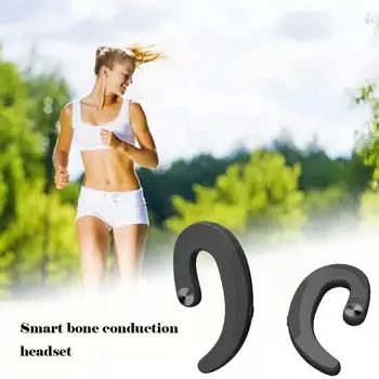 

Intelligent Bone Conduction Headset Hanging Ear Wireless Painless Earphone Call Function Music Headphone Bluetooth Ear Hook 4.2