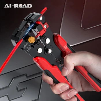 

Multi tools pliers stripper cutter cable wire capability 0.2-6mm crimper automatic electrical repair tools