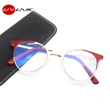 Женские очки для чтения, мужские круглые очки, женский синий светильник, блокирующие очки, анти-синий светильник, аксессуары для очков