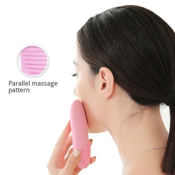 

Electric Face Cleansing Brush Mini Silicone Sonic Facial Cleaner Deep Pore Cleansing Facial Skin Massager Brush Cleansing Device