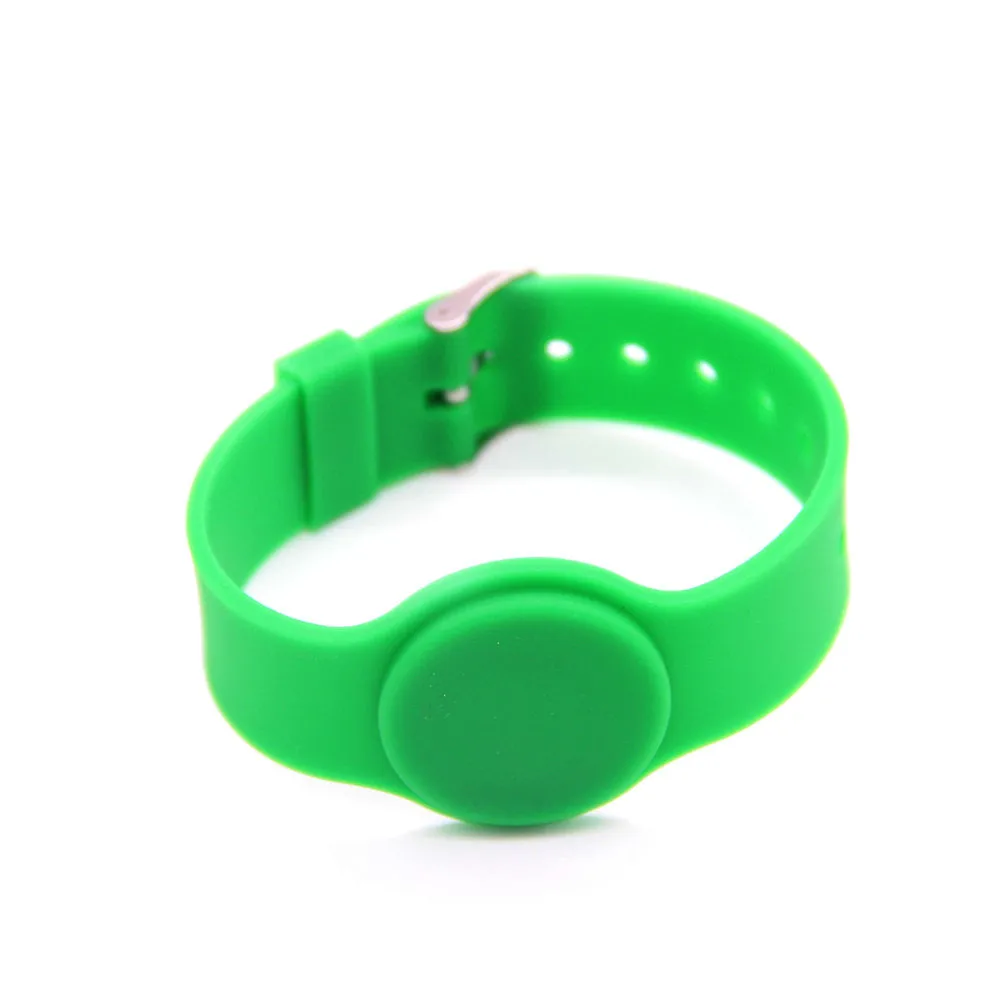 Green 1 шт. 125 кГц EM4100 TK4100 RFID Регулируемые часы тип только для чтения Браслет Брелок Силиконовые наручные водонепроницаемые для контроля доступа - Цвет: Green
