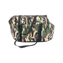 Сумка на плечо, переноска для собак, многофункциональный камуфляж подарок Портативный модная дорожная сумка для питомца, спящий щенок Сумки из натуральной кожи, на молнии, грязные устойчивы