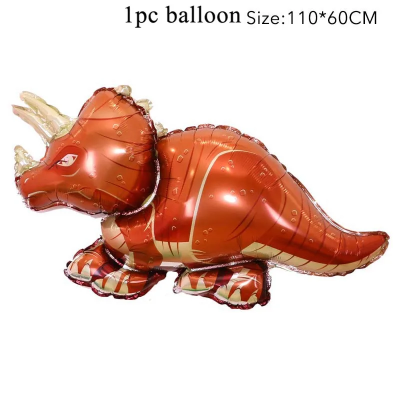 1pc large balloon 6 Динозавр ПВХ фольга Висячие завитки динозавр день рождения украшения Детские сувениры Юрский динозавр Потолочные Подвесные гирлянды принадлежности - Цвет: 1pc large balloon 6
