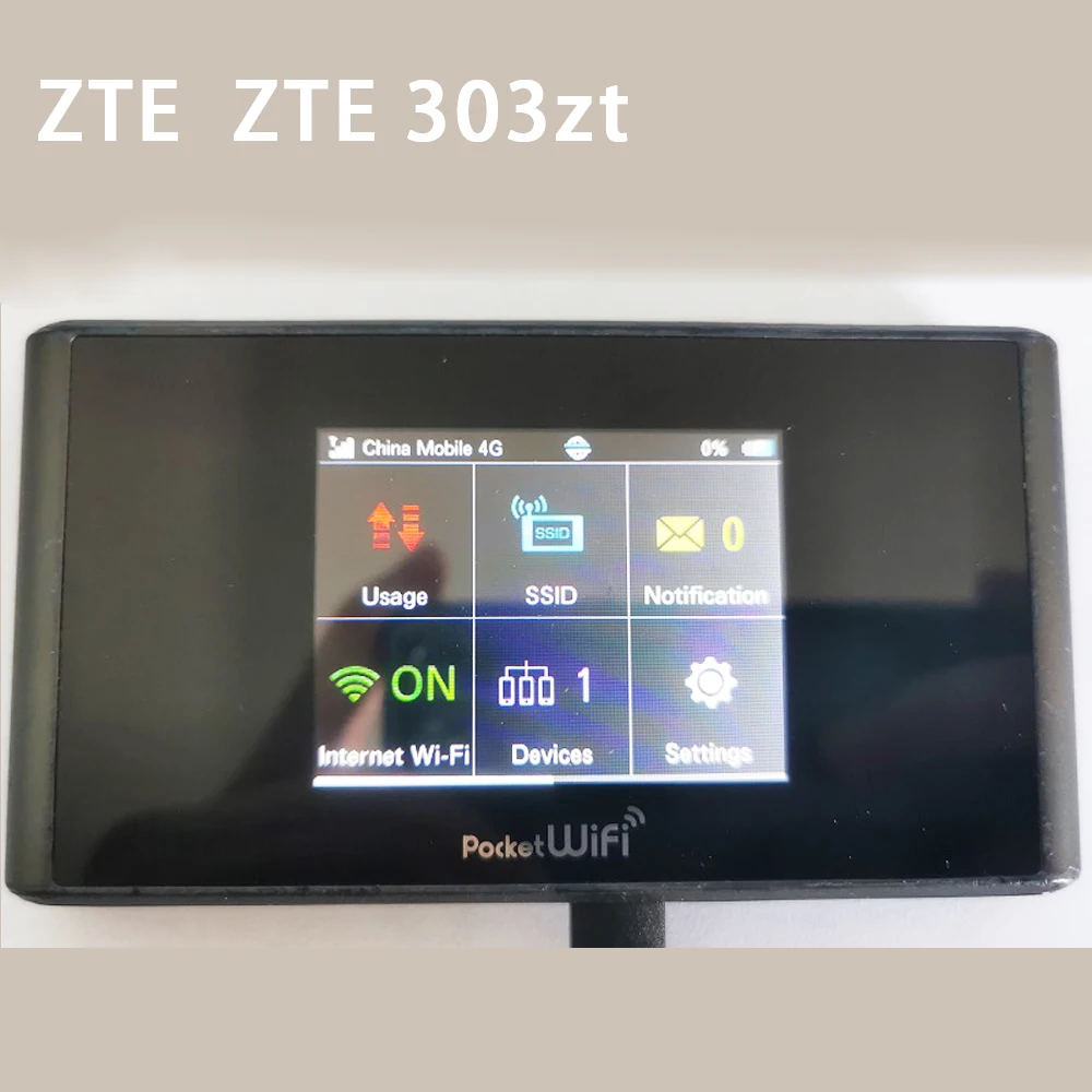 Подержанный разблокированный Карманный Wi-Fi ZTE 303zt беспроводной 4g модем 165 Мбит/с LTE