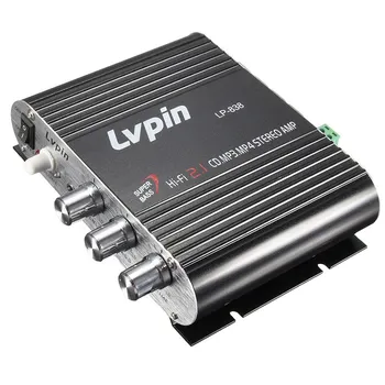 

Mini HIFI Audio Stereo Power Amplifier Subwoofer MP3 Car Radio Channels 2 Household Super Bass Lvpin 838