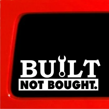 

BUILT NOT BOUGHT - Sticker vinyl Decal window 4x4 drift import sticker 15x7.5cm