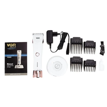 

VGR V-005 Electric Hair Trimmer Charging Seat Shaver Adjustable Cutter Head Hair Trimmer Electric Clipper EU Plug