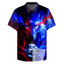 Collared Paisley Camisa Hawaiana Hombre Fire and Ice Print Man Casual Shirts